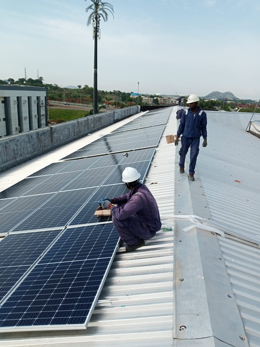 DORMIC engineers on site during installation